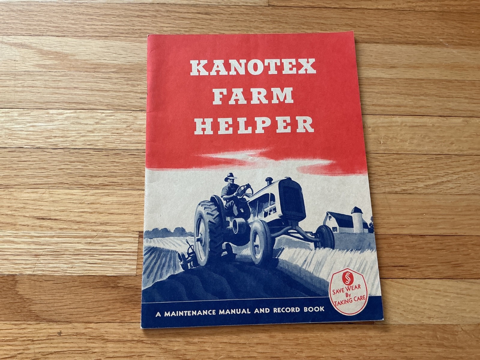 VTG Farm Acct. Record Book – Kanotex Gas & Simonson service, Hutchinson, MN.