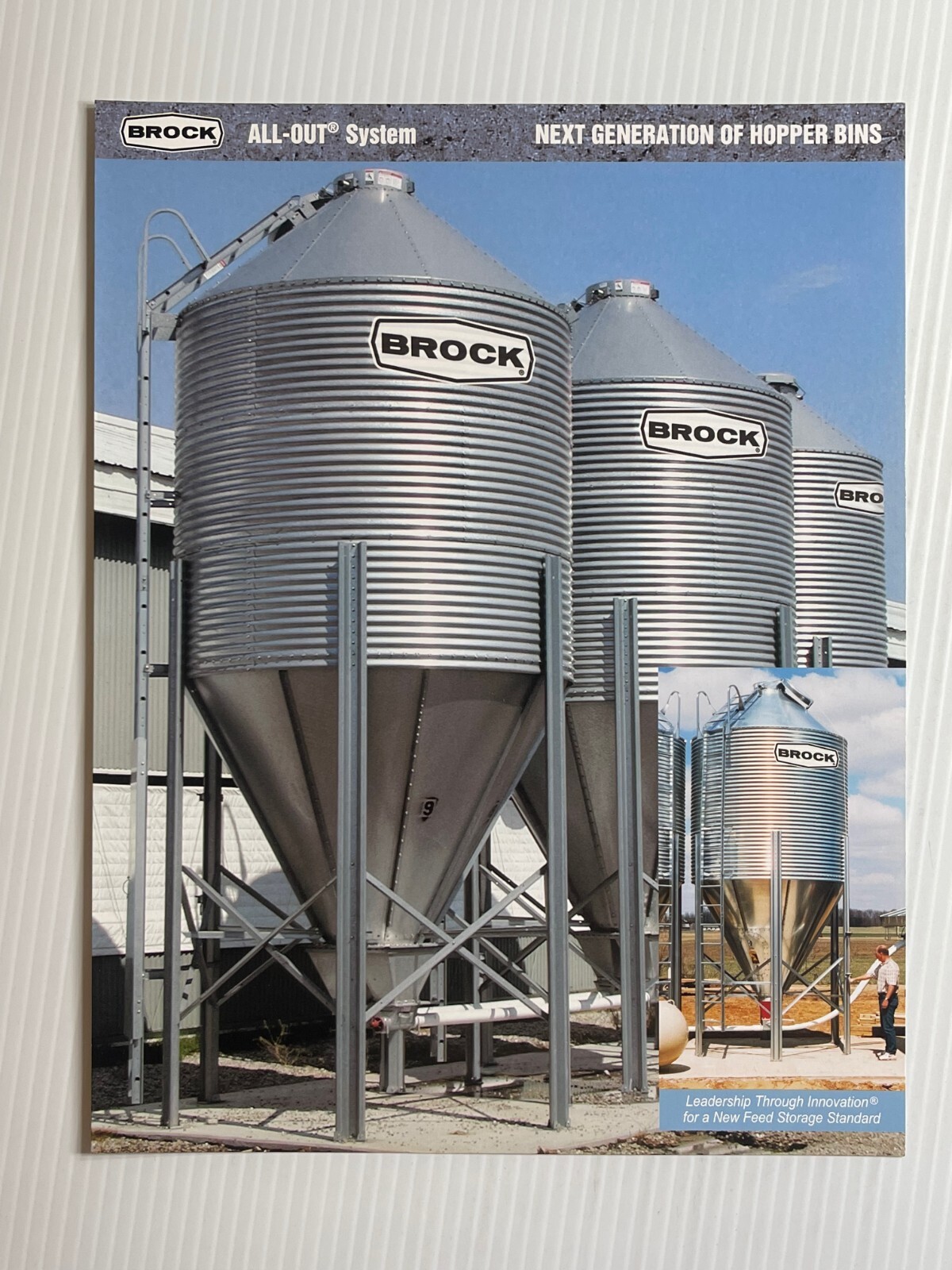 Brock Next Generation Hopper Bins Sales Brochure 2010s (Showroom Book)