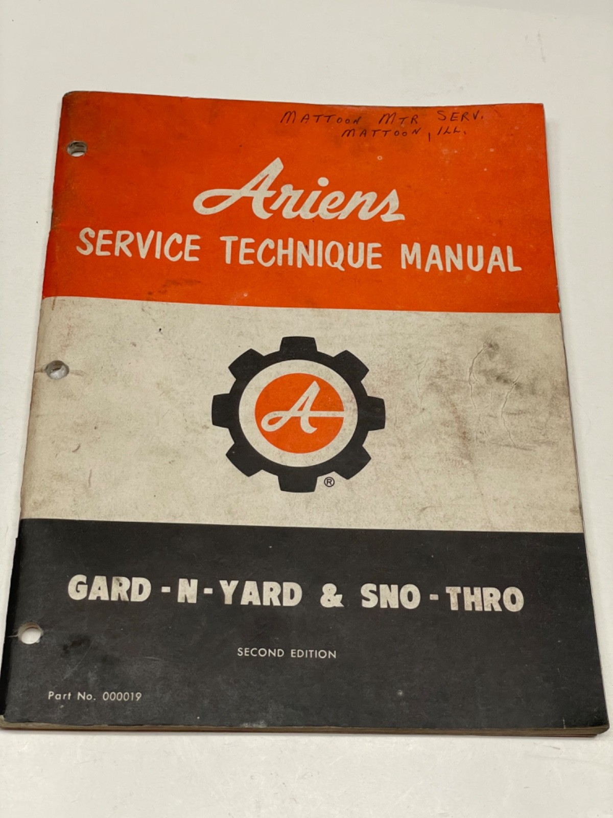 Vintage Ariens Service Technique Manual – Gard-N-Yard & Sno-Thro Second Edition