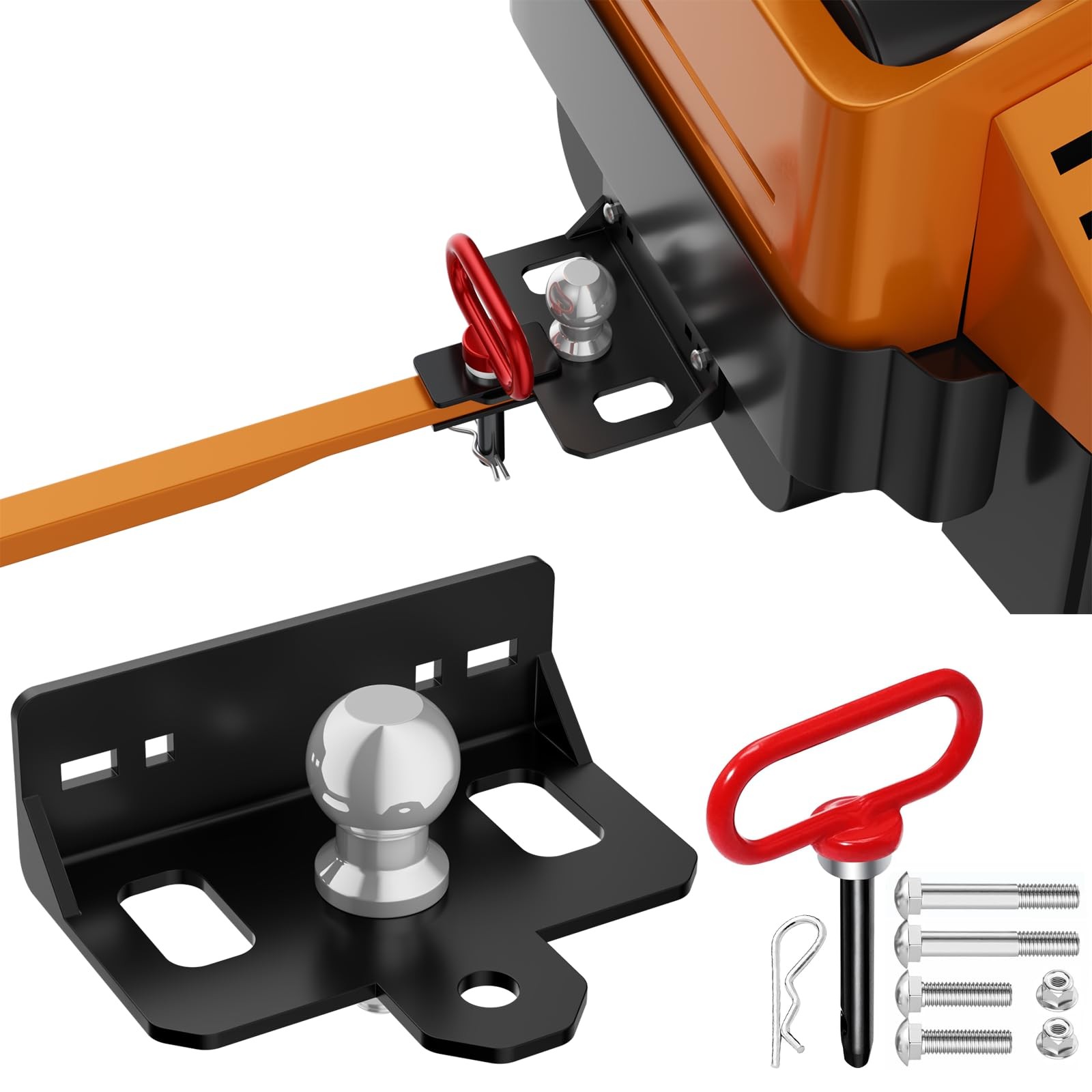 Vrxsond Upgraded Zero Turn Lawn Mower 2 Pin 6Mm Thicker Heavy Duty Steel Bolt