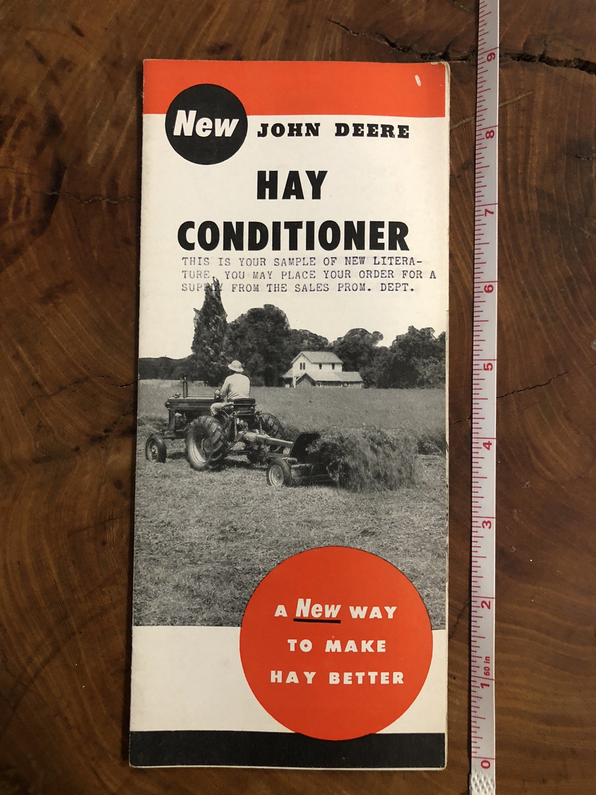 John Deere Hay Conditioner For 1956 Brochure SAMPLE