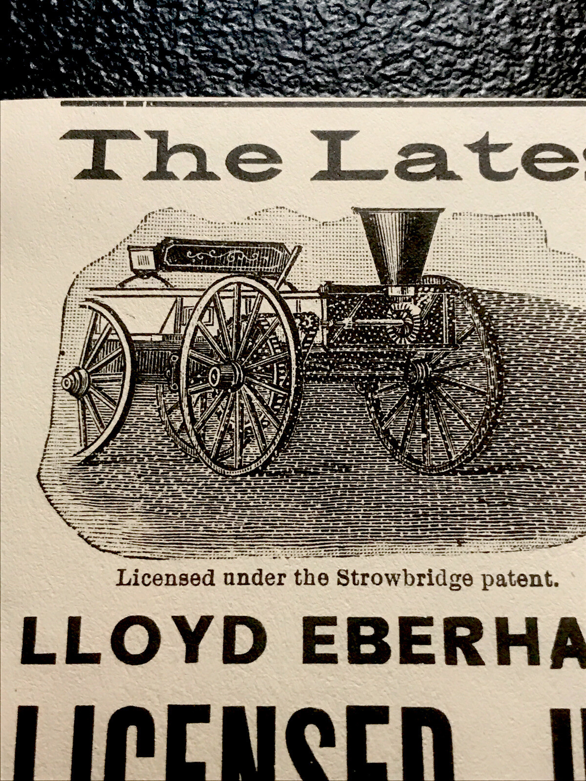 1889 Stowbridge Broadcast Sower Farm Advertising – Joliet – Illinois