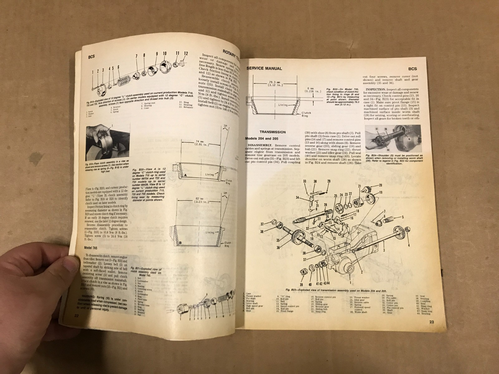 Vintage Intertec Rotary Tillery Service Manual – 3rd Edition