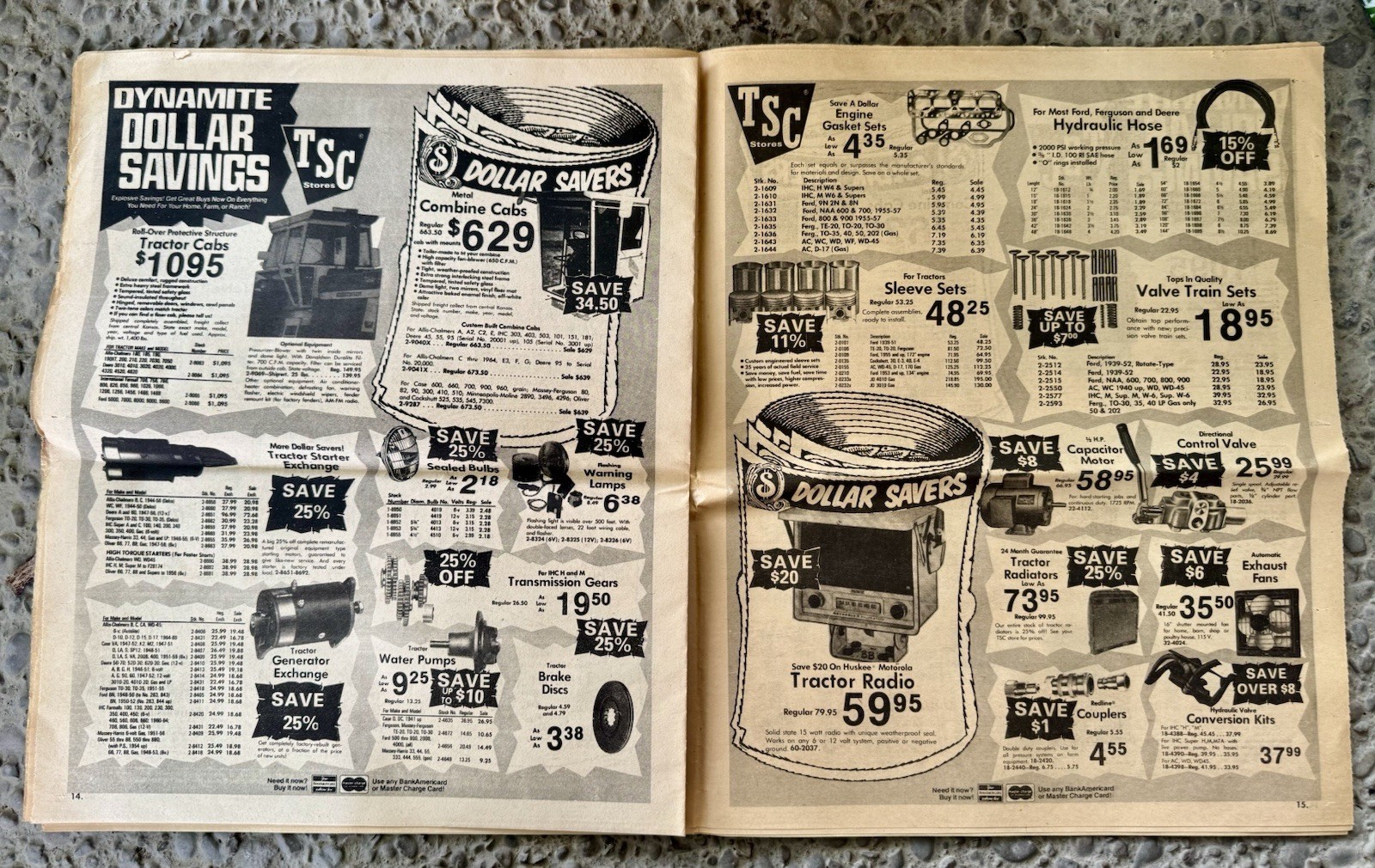 Vintage 1975 Tractor Supply Co. Sale Ad Mailer