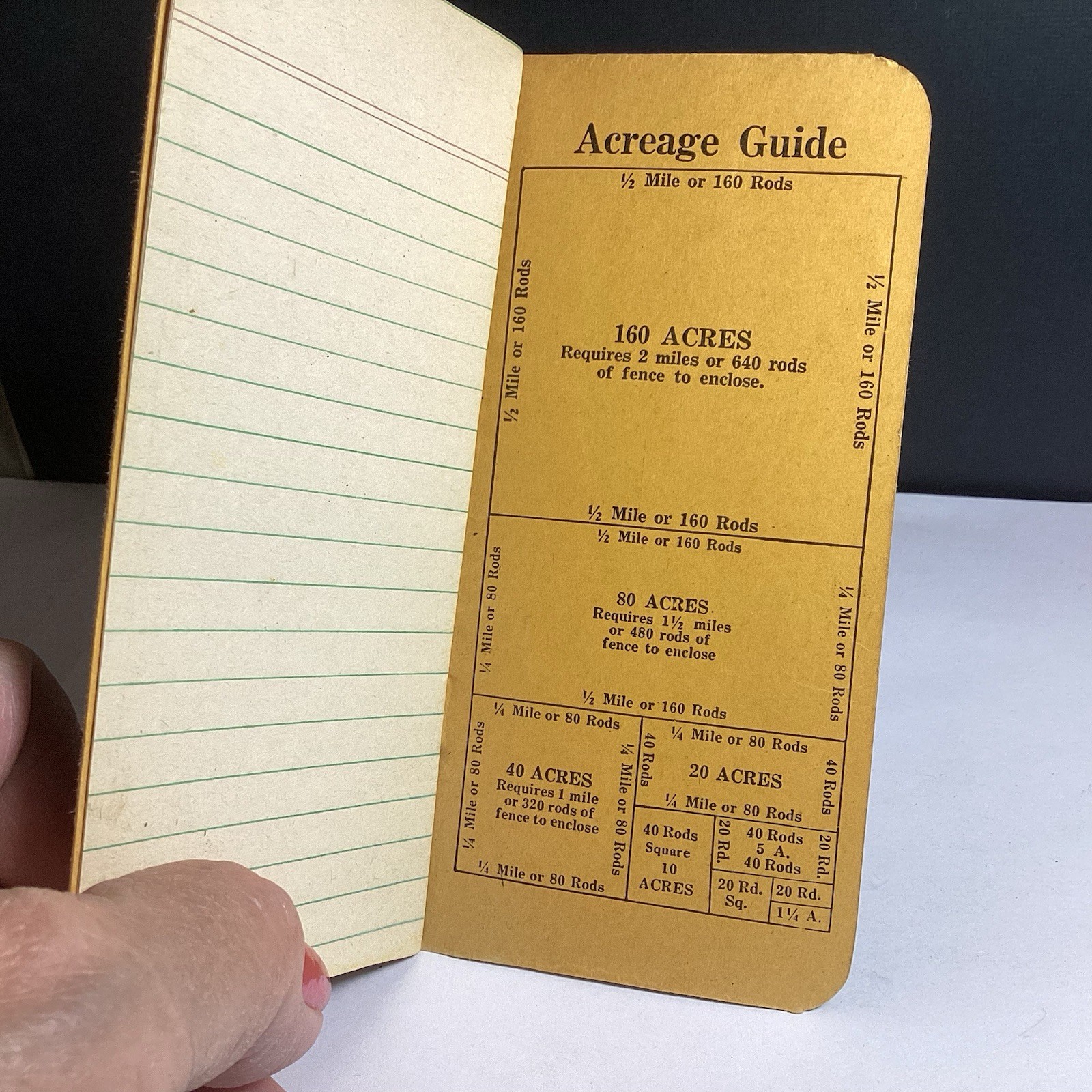 RED BRAND FENCE POCKET NOTEBOOK KEYSTONE STEEL & WIRE CO PEMBERVILLE OH ELEVATOR