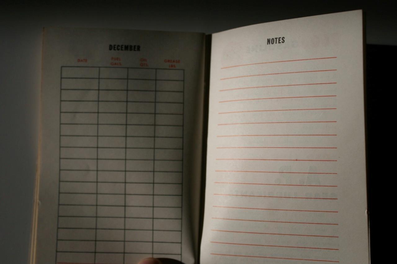 Tractor Farm Advertising 1948 UNION OIL CO. Record Book Pocket Triton 76