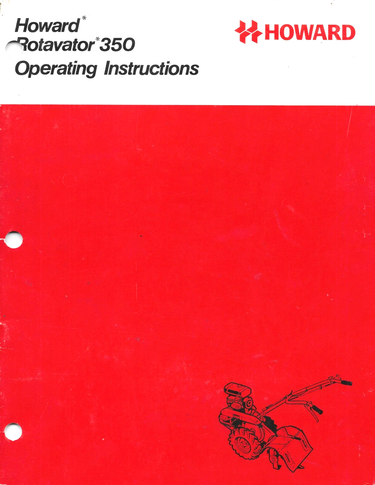 2 Howard Rotavator Sales Hand Out/Brochure