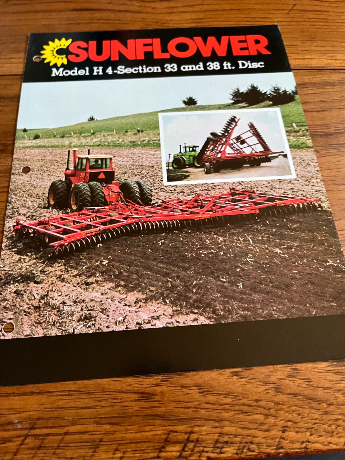 Sunflower Model H 33 38 Ft Disc Brochure FCCA