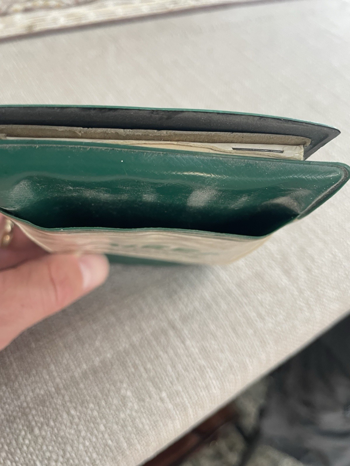 Vintage Kaiser Chemicals Fertilizers Farm Agriculture Notepad Pen Holder Pocket