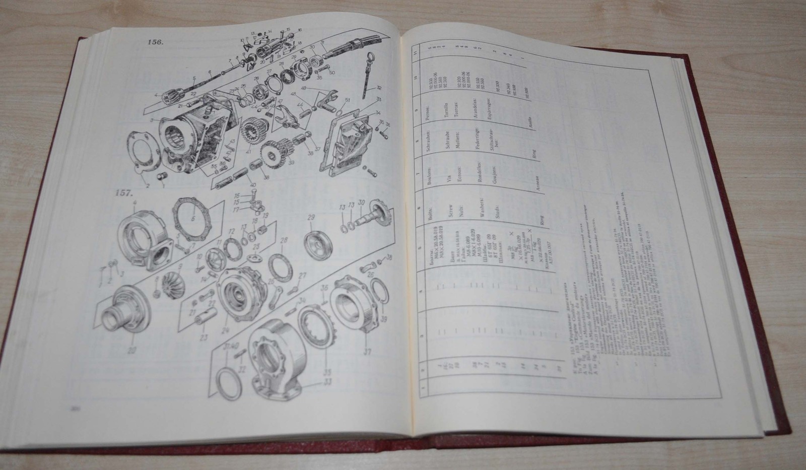 1990 ChTZ T-170 Tractor Parts Catalog Manual Tractoroexport RU ENG FR DE SP