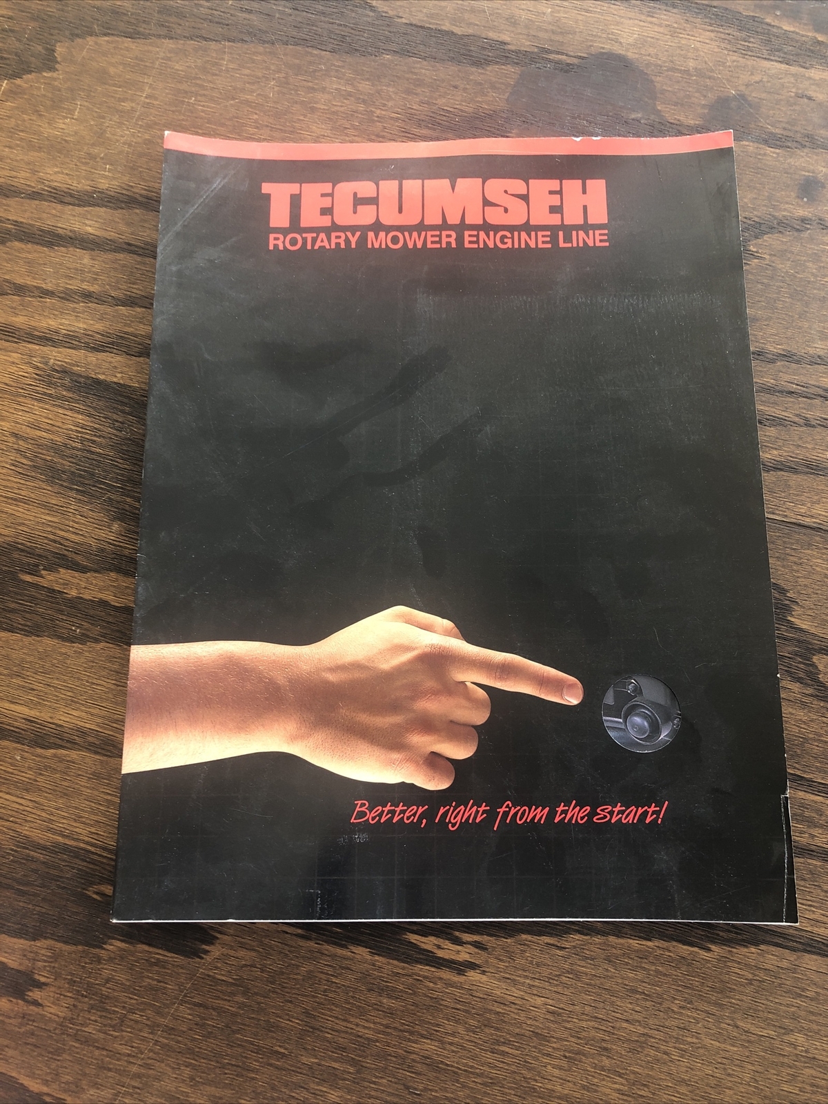 Tecumseh Rotary Mower Engine Line Tecumseh Engines vintage brochure 4-color 1992
