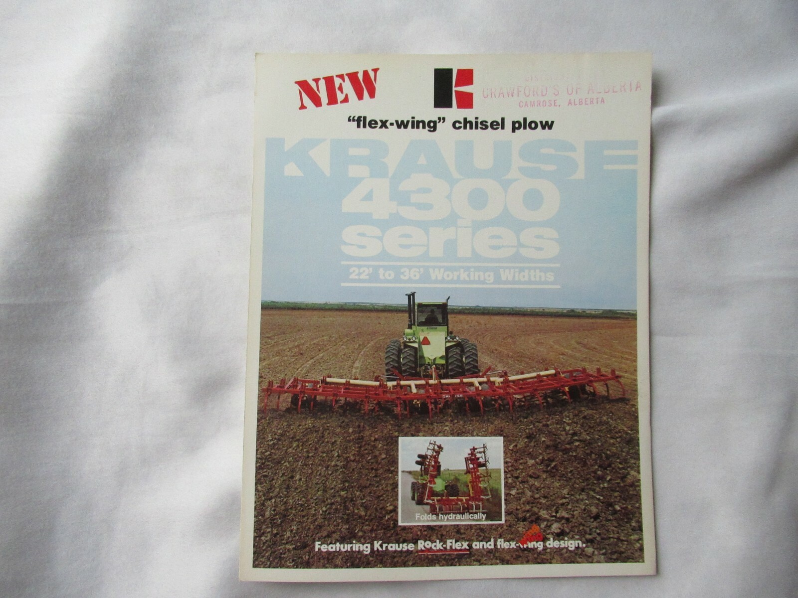 Krause 4300 flex-wing chisel plow brochure