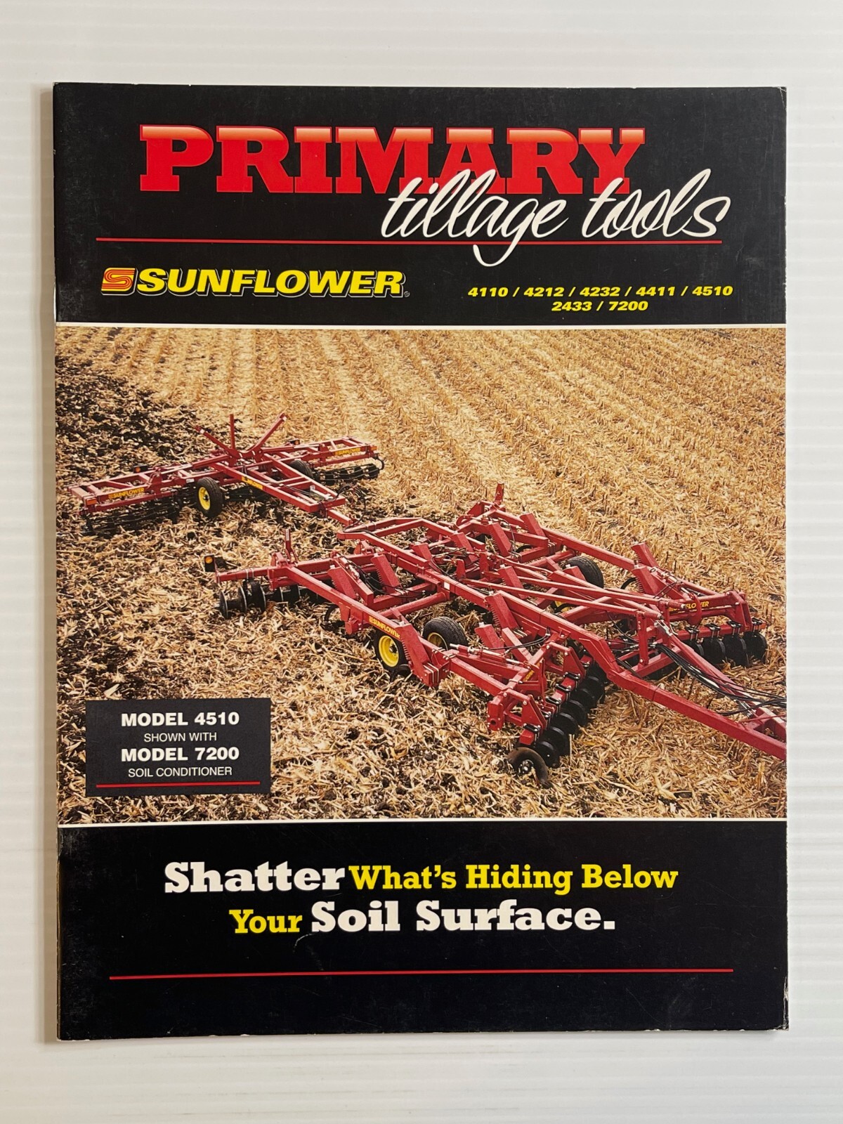 Sunflower – Primary Tillage Tools – Sales Brochure *Original Brochure* 2002
