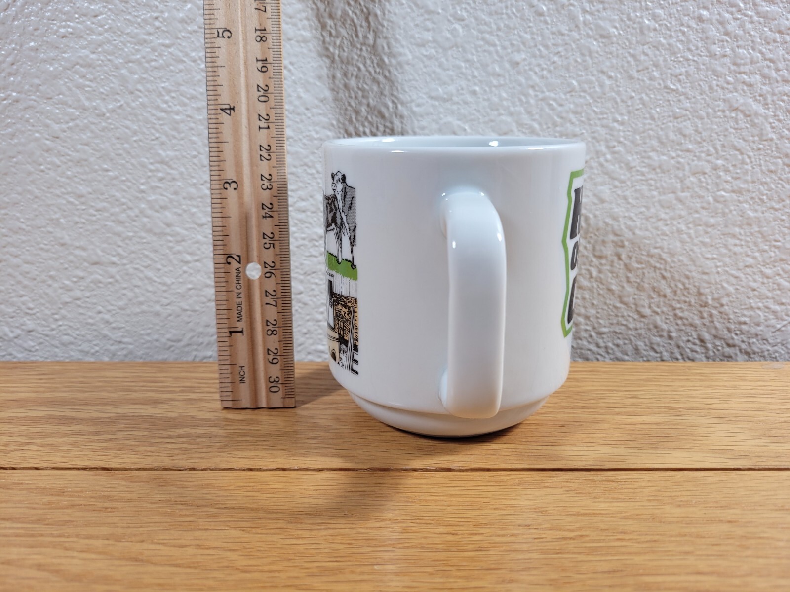 HEART OF IOWA CO-OP Farmers Vintage 1988 Farm Logos Memorabilia Coffee CUP / MUG