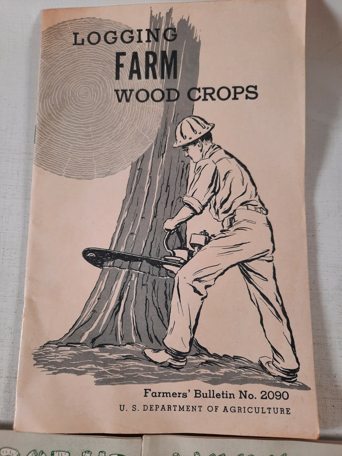 Logging Farm Wood Crops Farmers Bulletin 2090. 2 Minnesota wood pile pamphlets