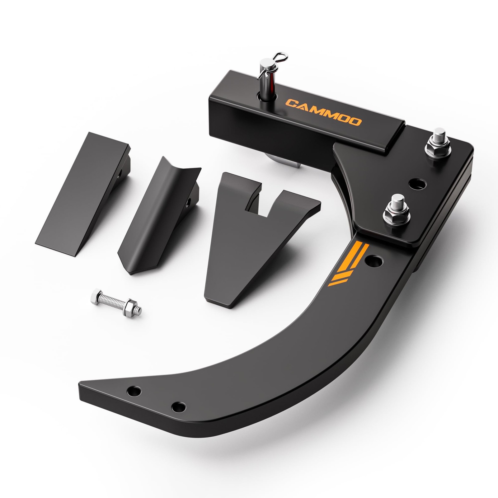 CAMMOO Hitch Mounted Trencher Ripper, 2&Prime; Receiver, Black