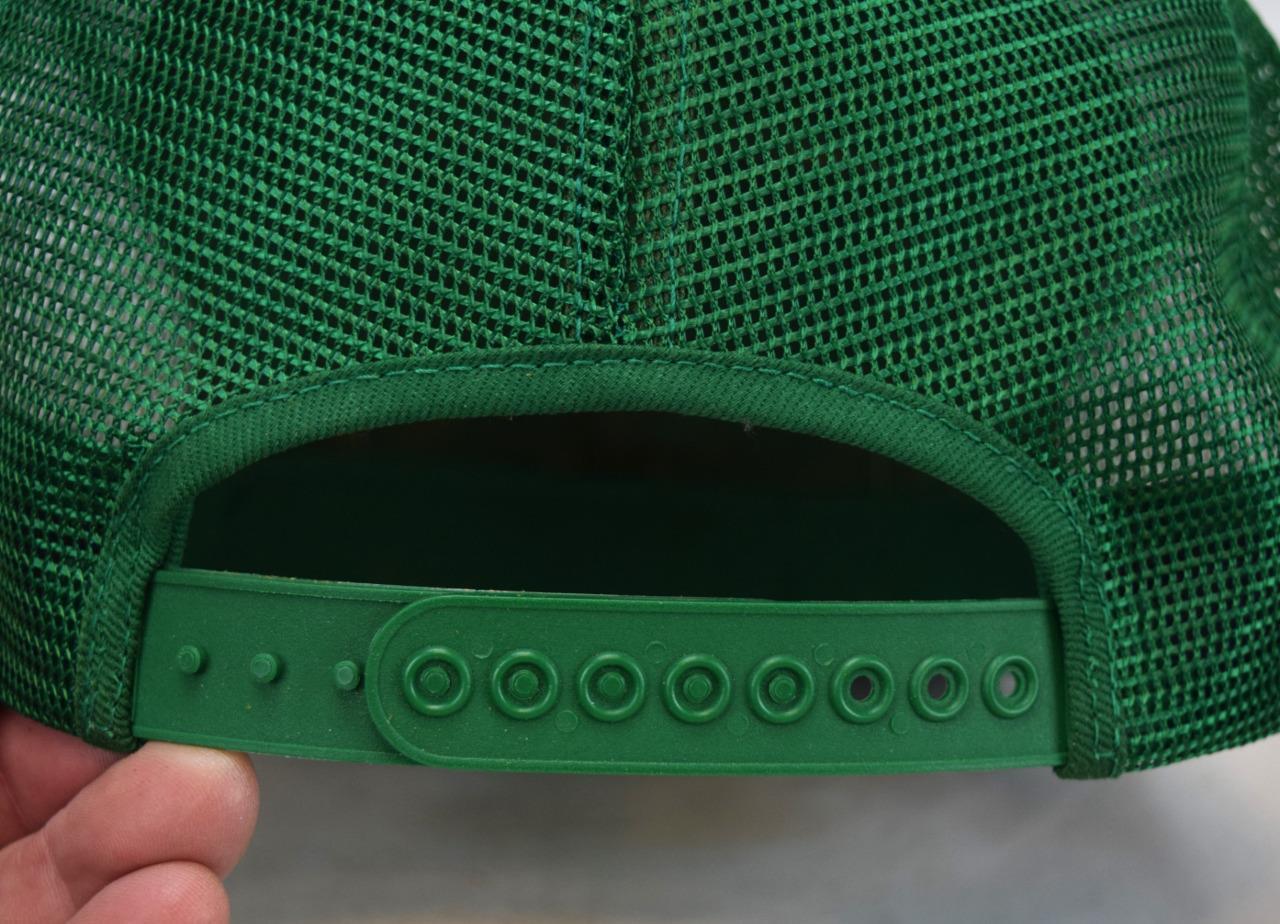 Vintage AM Agriculture Green Mesh Snapback Trucker Hat