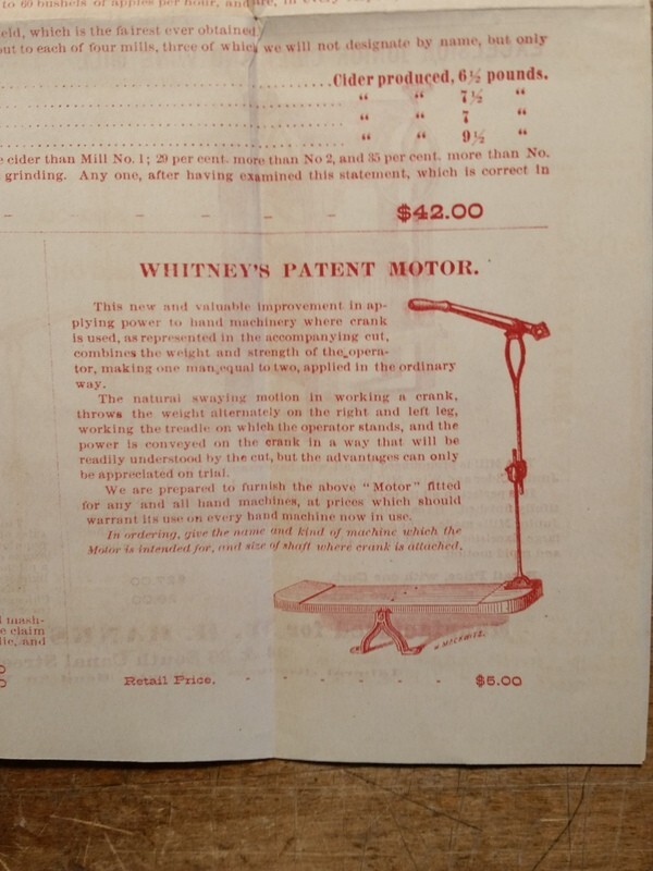 c1870 W.H. Banks Trade Circular Wine & Cider Mills Advertising Pamphlet Chicago