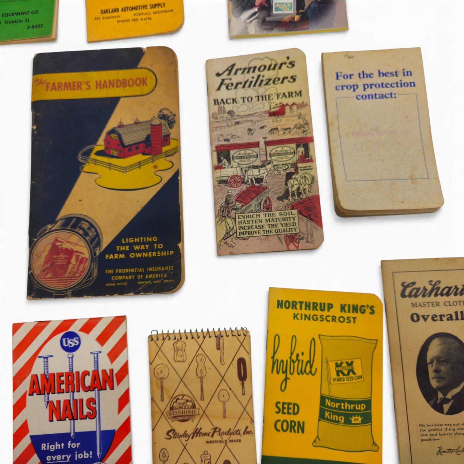 Vintage Promotional Notebooks Lot 14 Farm Agriculture Advertising Memo Books