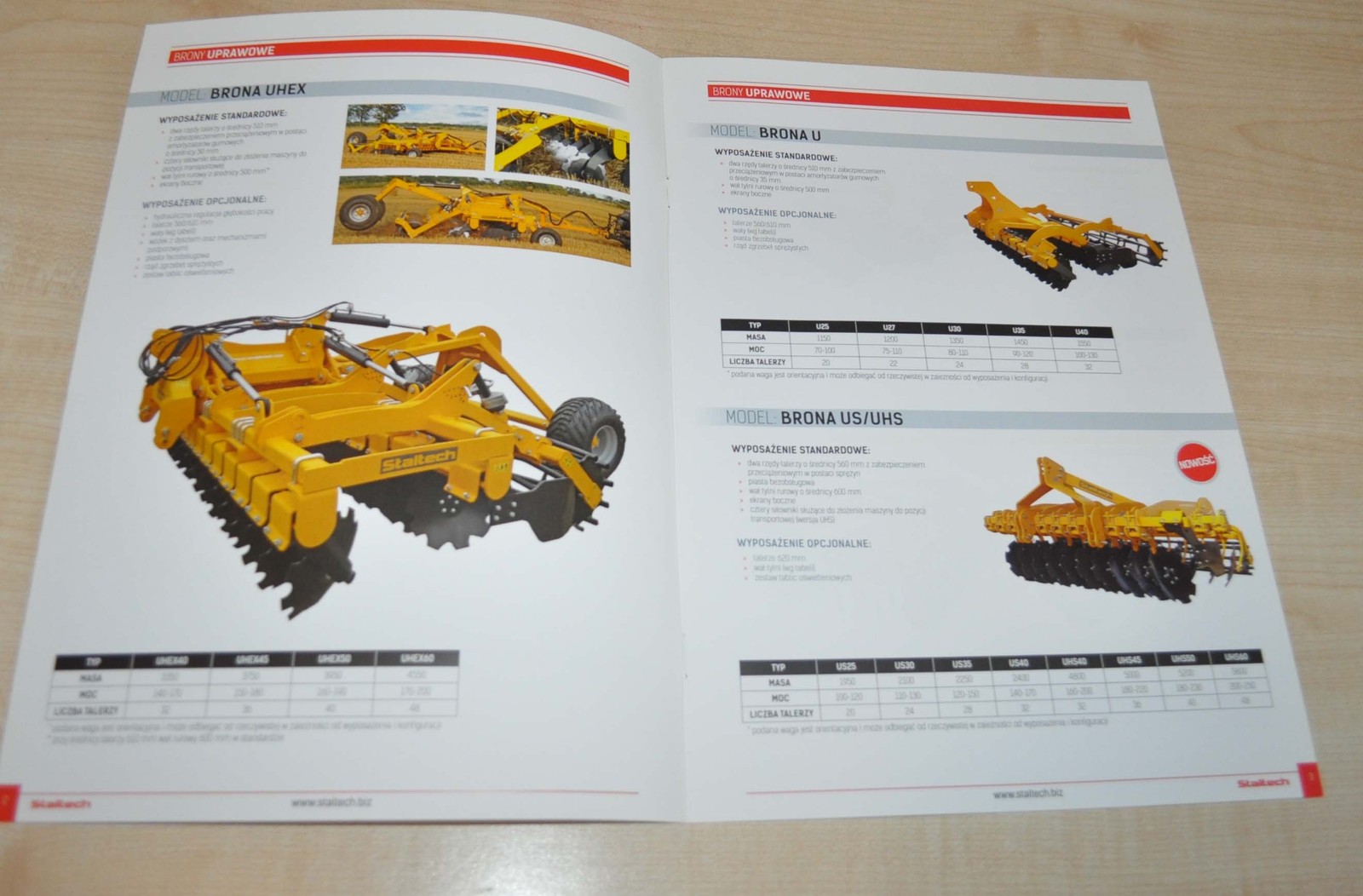 2015 Staltech Agricultural Machinery Polska Brochure Prospekt