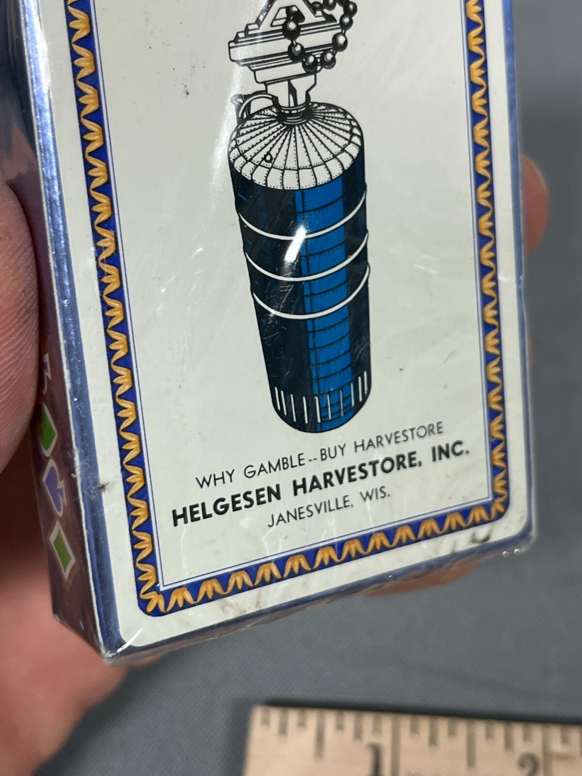 Harvestore Silo JANESVILLE, WI HELGESEN Playing Card Full Deck Vintage AO Smith