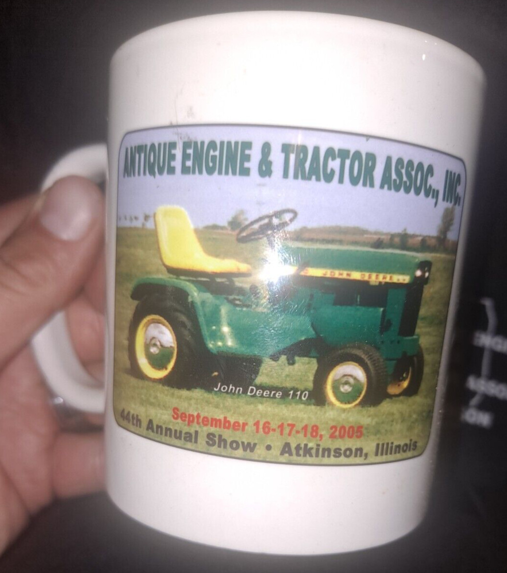 Antique Engine & Tractor Association Atkinson Illinois mug & kozie Sept 2005