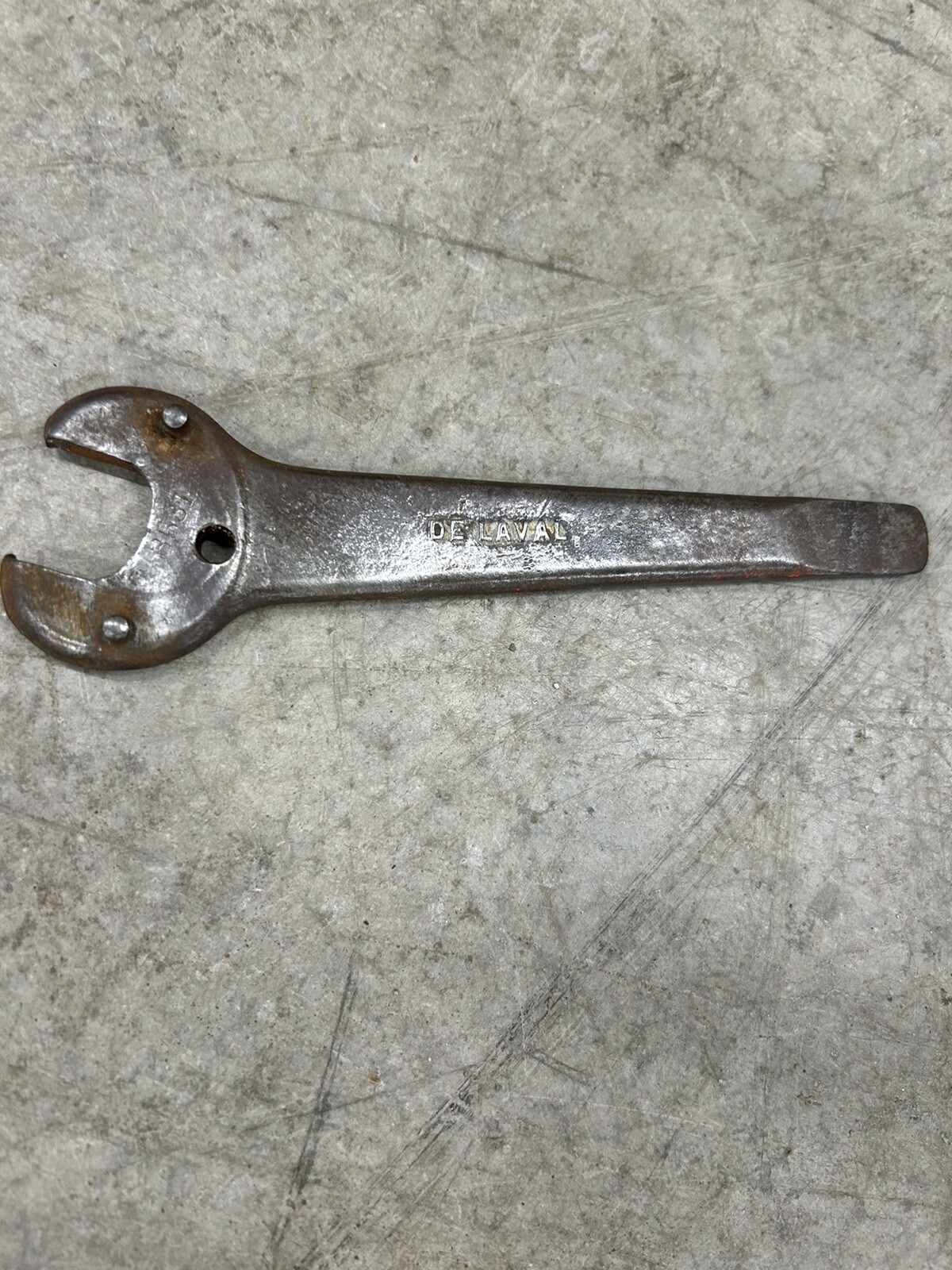 Vintage Delaval Cream Separator Wrench Flat Head Screw End