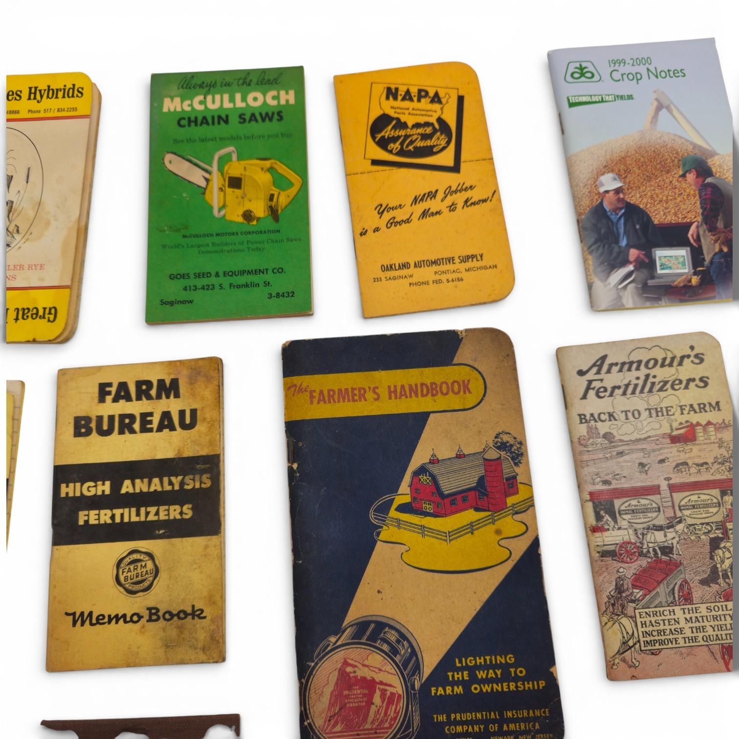 Vintage Promotional Notebooks Lot 14 Farm Agriculture Advertising Memo Books