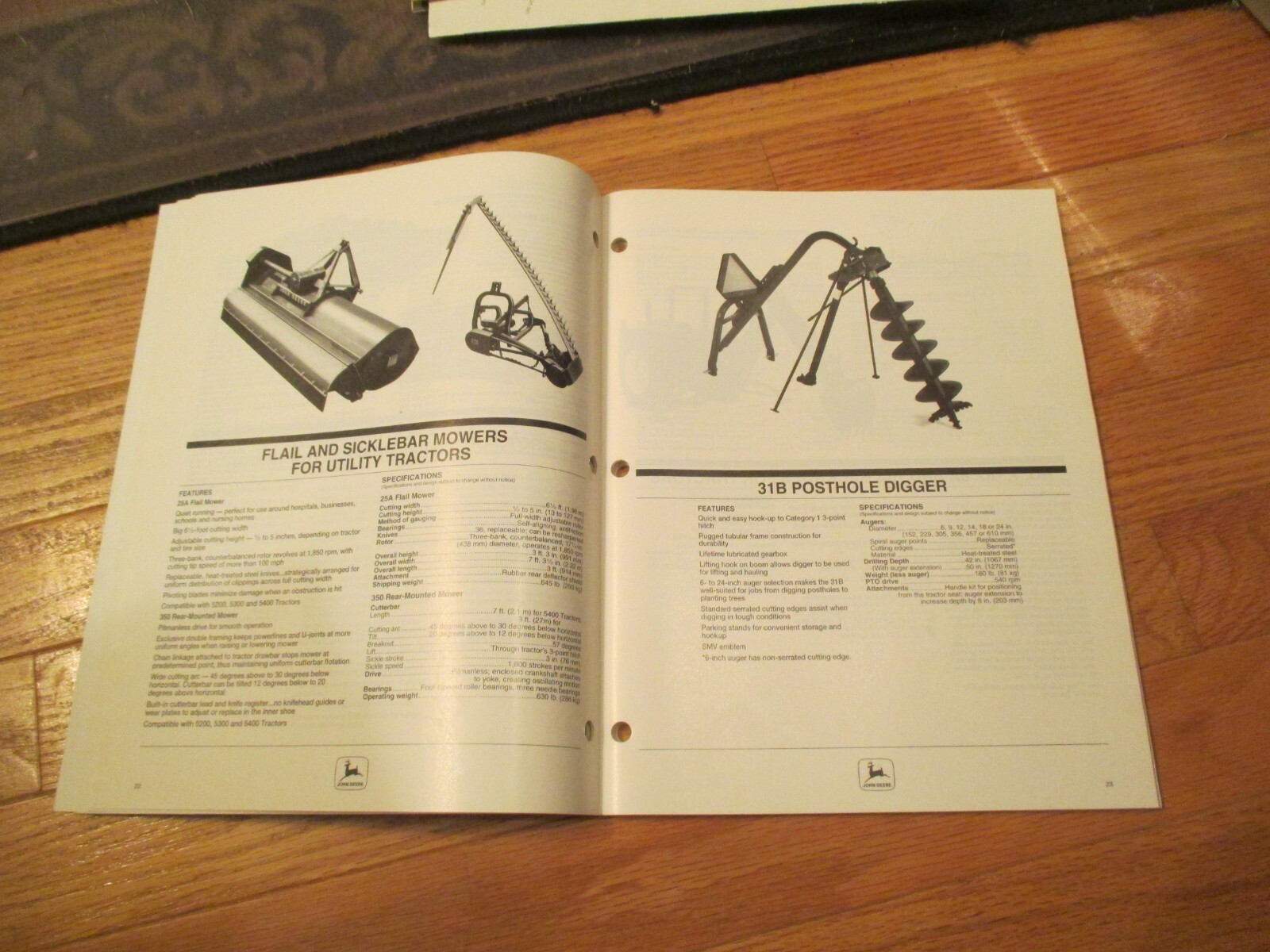 John Deere Grounds Care Equipment guide 147 pages Vintage Dealer sales brochure