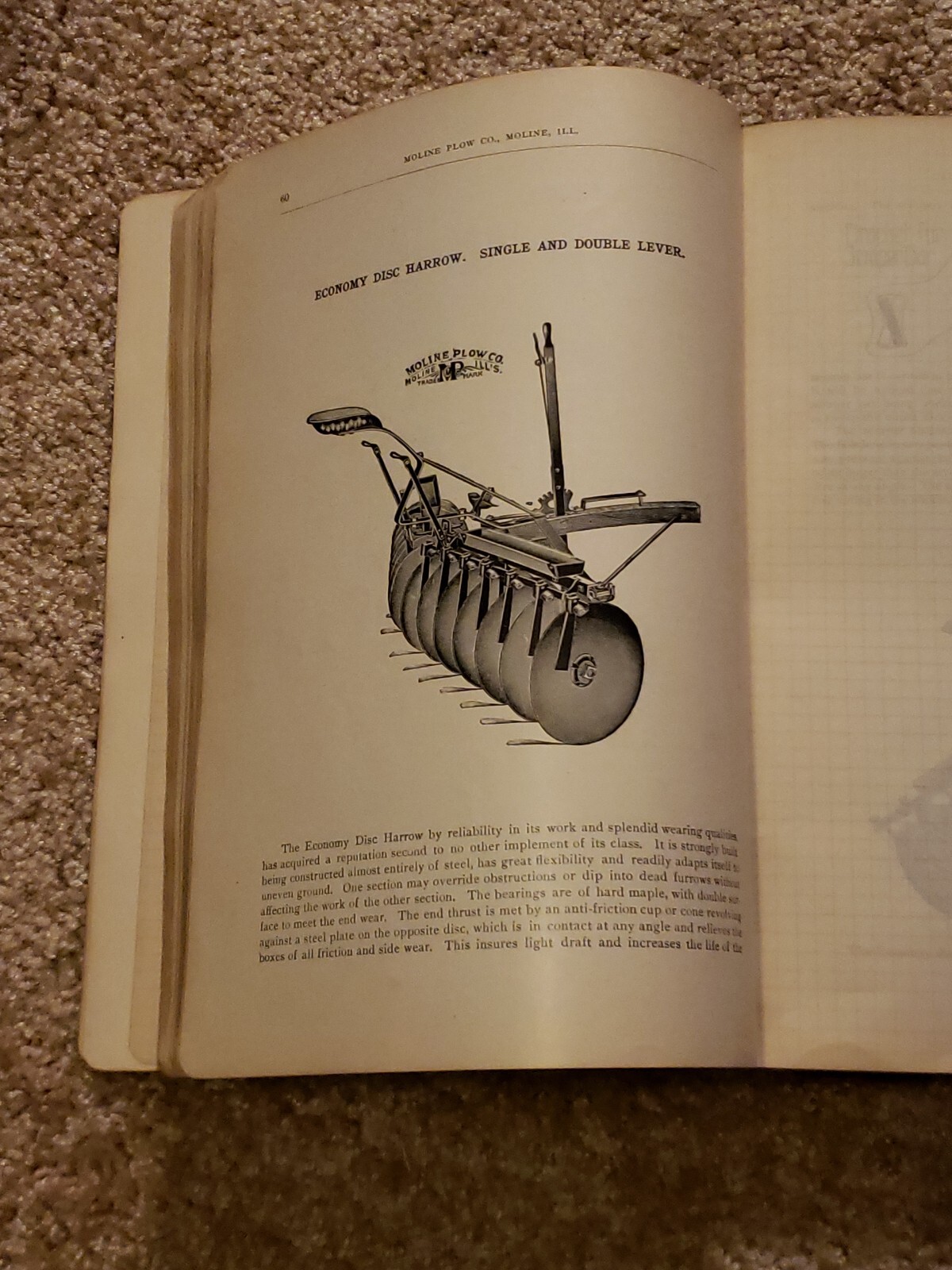 1904 Moline Plow Company Catalog Modern Implements Employee Version