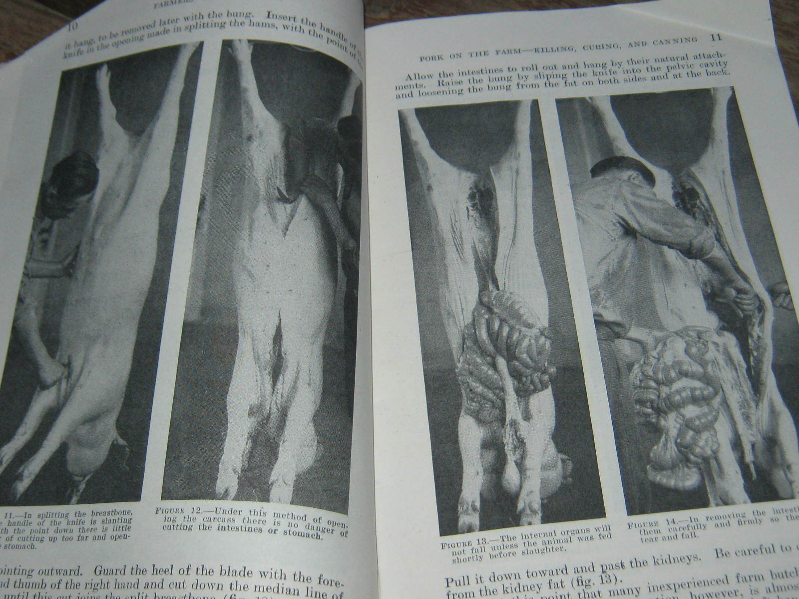 1949 US Agriculture Farmer&rsquo;s Bulletin Pork On The Farm Killing Curing & Canning