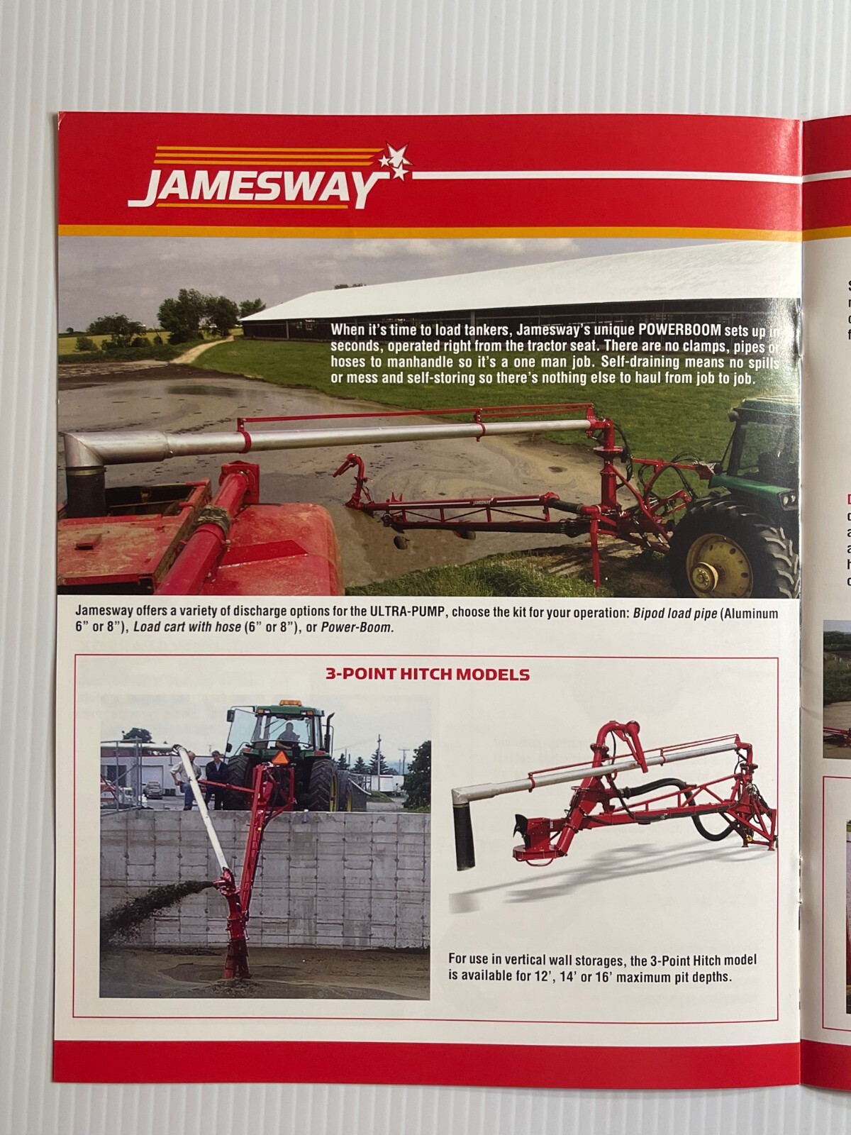 Jamesway Ultra-Pump Commercial Series Sales Brochure 2000s (Showroom Sales Book)
