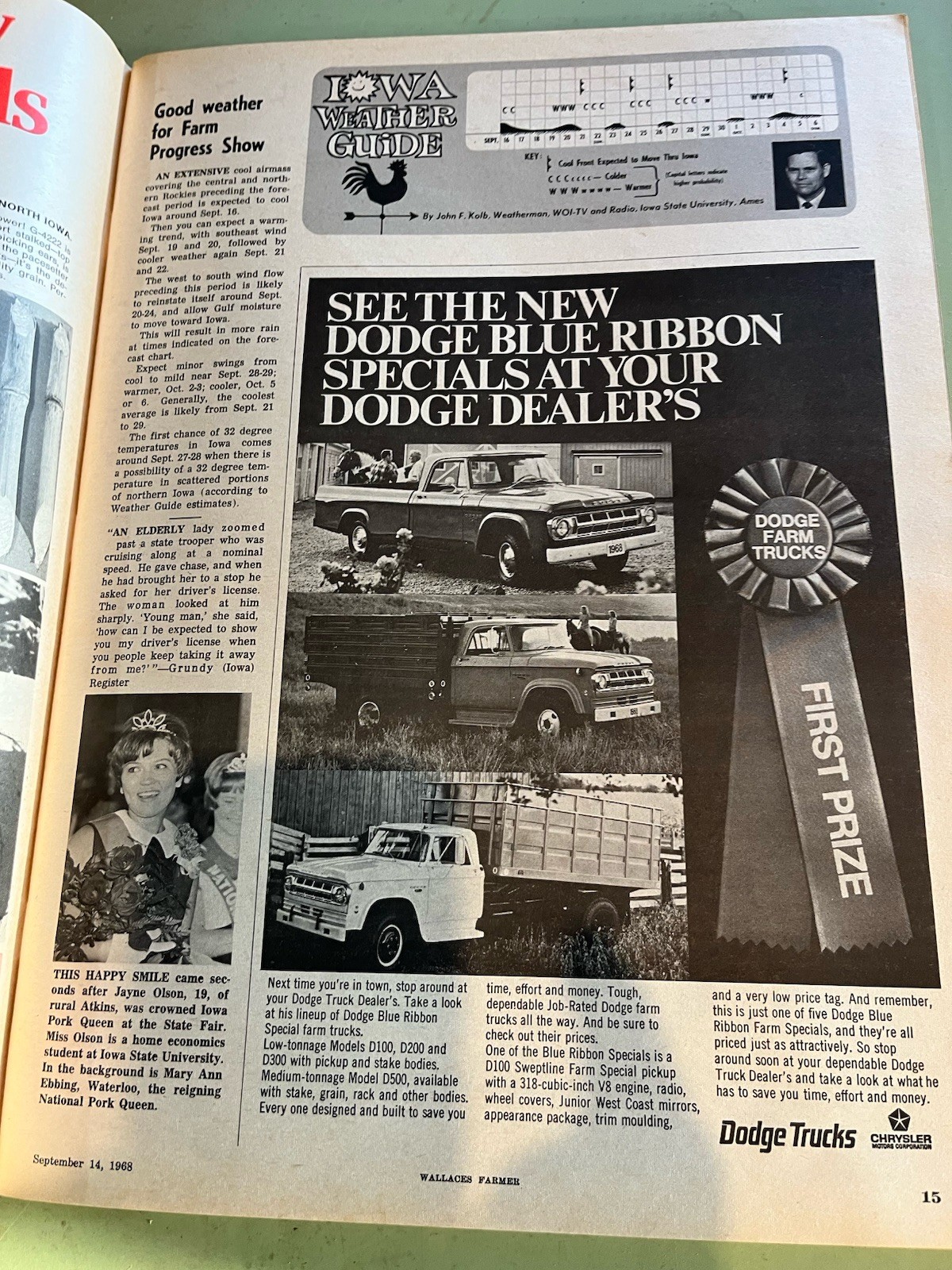 vintage farm progress show 1968 wallaces farmer newspaper