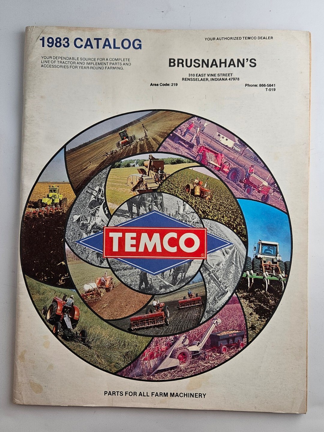 1983 Temco Tractor Parts Catalog Brusnahans