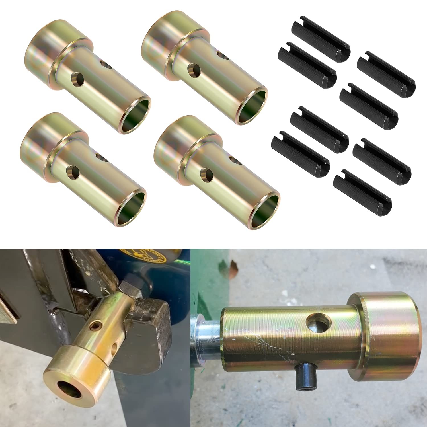 Cat 2 Quick Hitch Bushing Kit Hitches Accessories Fits 11/8 Inch OD 2 Pairs
