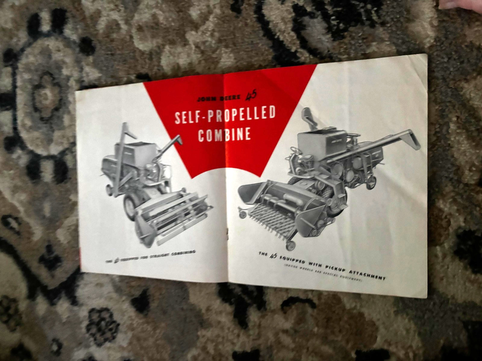John Deere 45 Self Propelled Combine For 1954 Brochure DCPA26