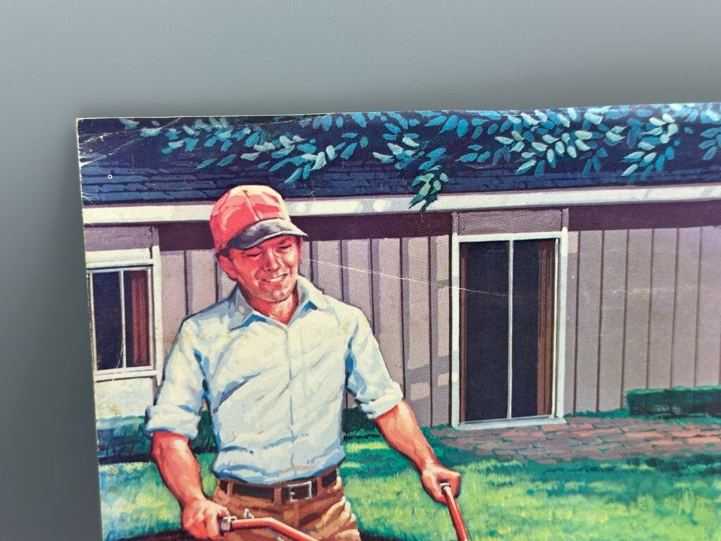 1970s JACOBSEN TILLER Lawn Care BRIGGS & STRATTON Advertising Vintage Brochure