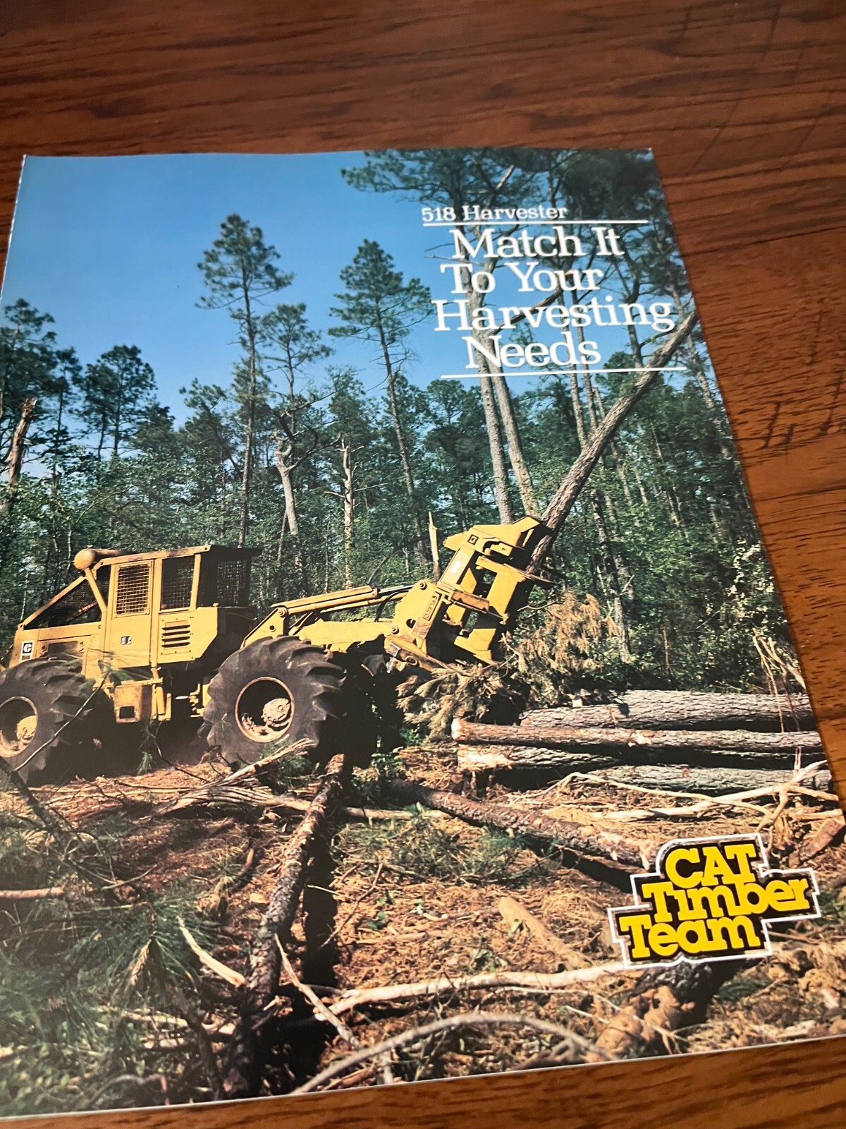 Caterpillar CAT 518 Tree Harvester Brochure FCCA