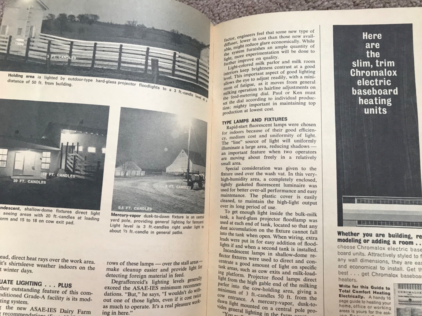 VTG. 1966 ELECTRICITY ON THE FARM EOF Magazine Electromode, McNeil Corp. Milk