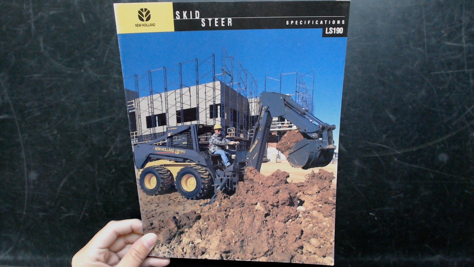New Holland LS190 Skid Steer Brochure Vintage 1999 Agriculture