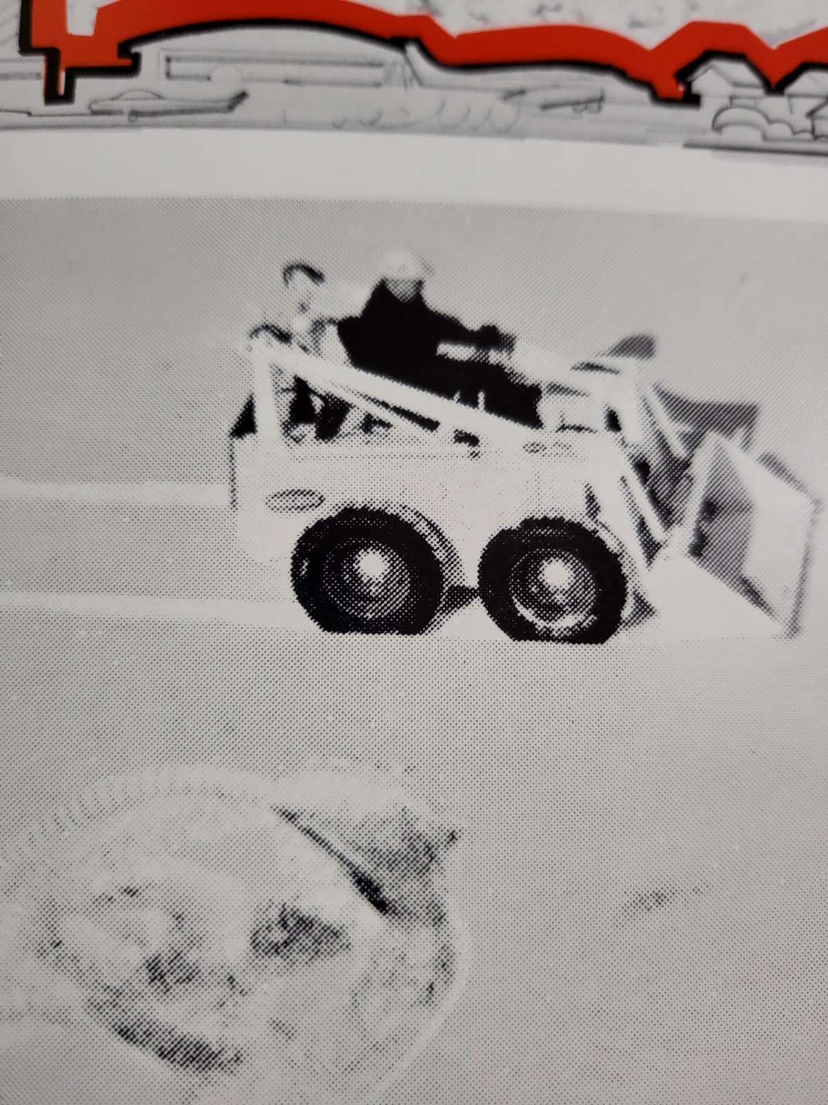 BROCHURE Vintage Melroe Bobcat M44 500 600 Skid Steer Loader Onan Kohler Wi 1966