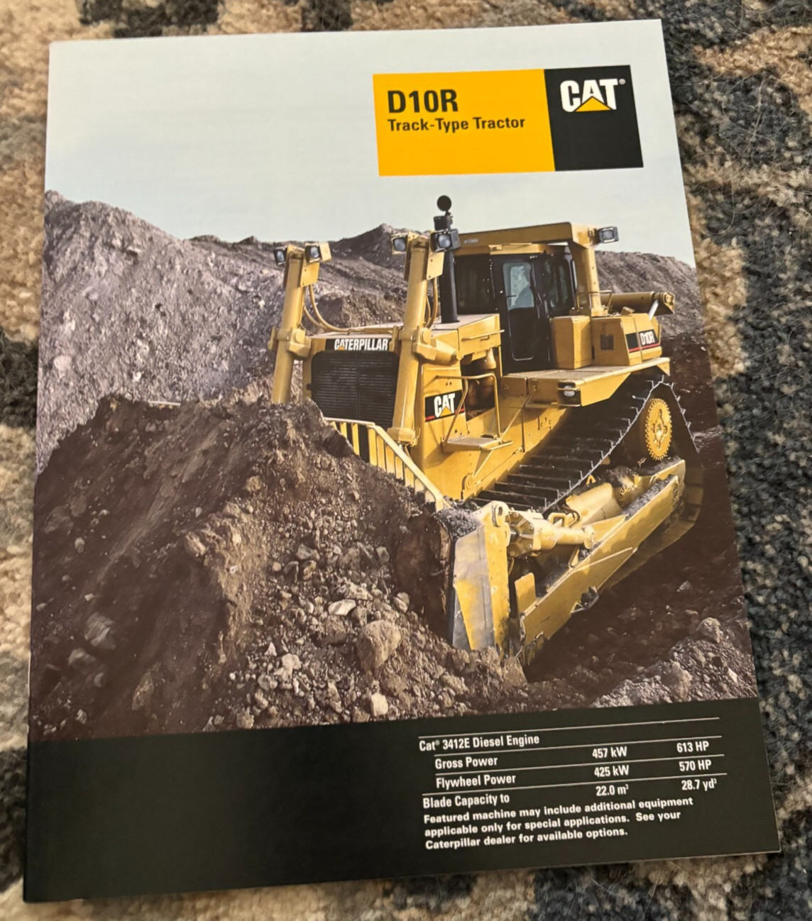 Caterpillar CAT D10R Crawler Tractor Dozer Brochure FCCA25