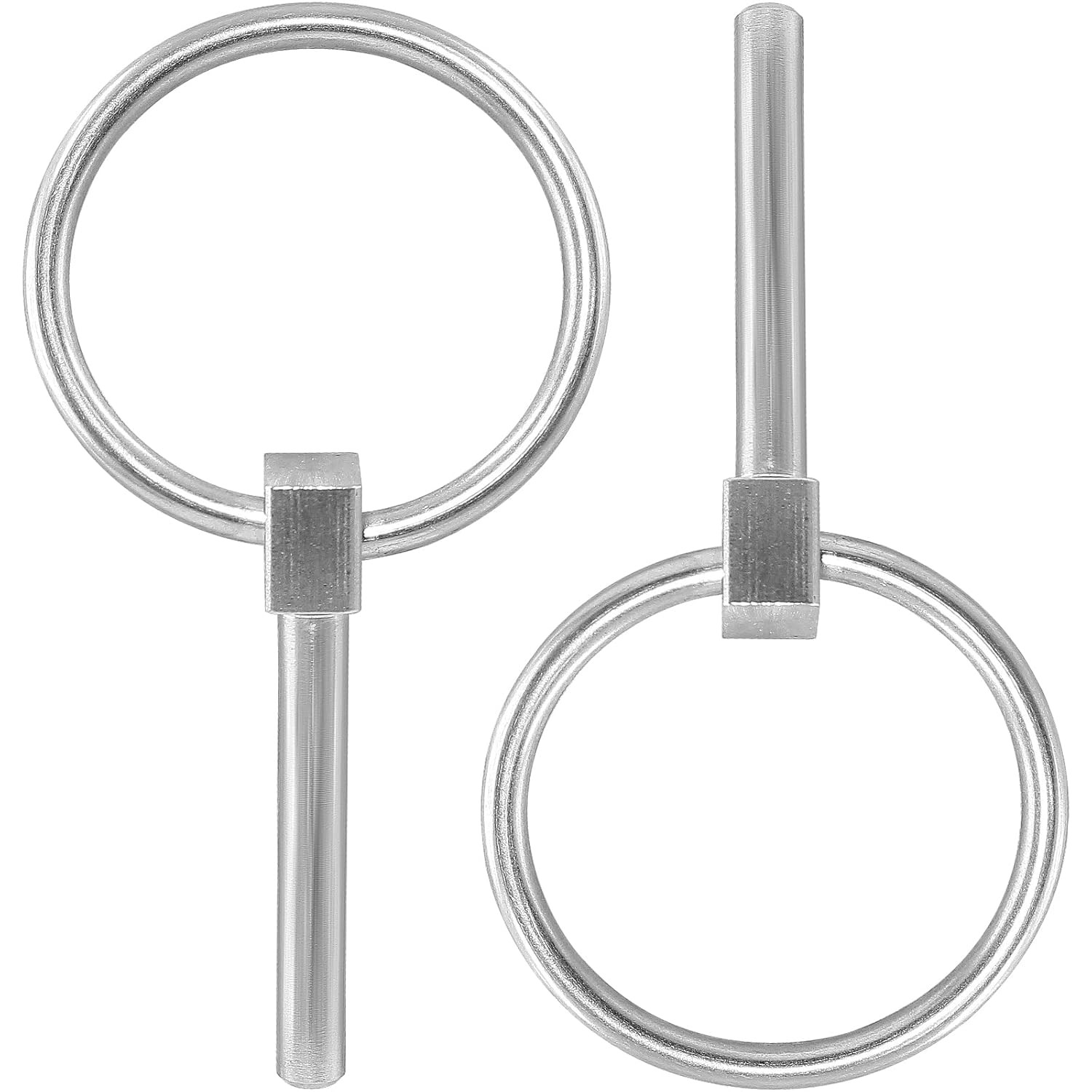 2 Pcs Heavy Duty Lynch Pin, Stainless Steel 3/16&Prime; X 1-1/4&Prime; Linch Pin with Ring f