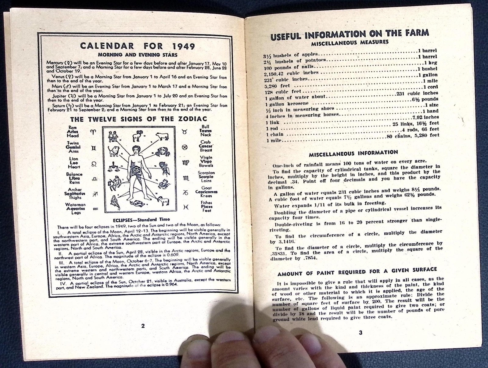 1949 The Farmers Best Friend National Grange Farm Safety Statistics Booklet