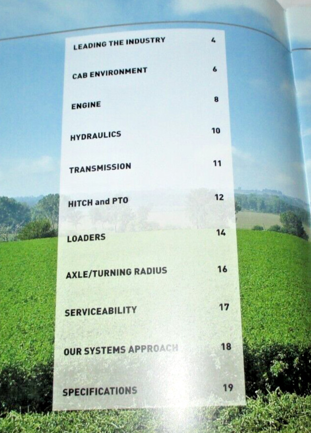 Case IH PUMA 115 125 140 155 Tractor Sales Brochure Literature Advertising 2008