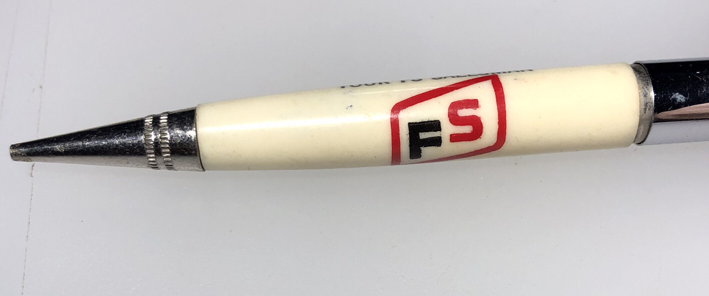 Vintage FS Seed Kanakee Service Company Farming Ag Farmer Mechanical Pencil