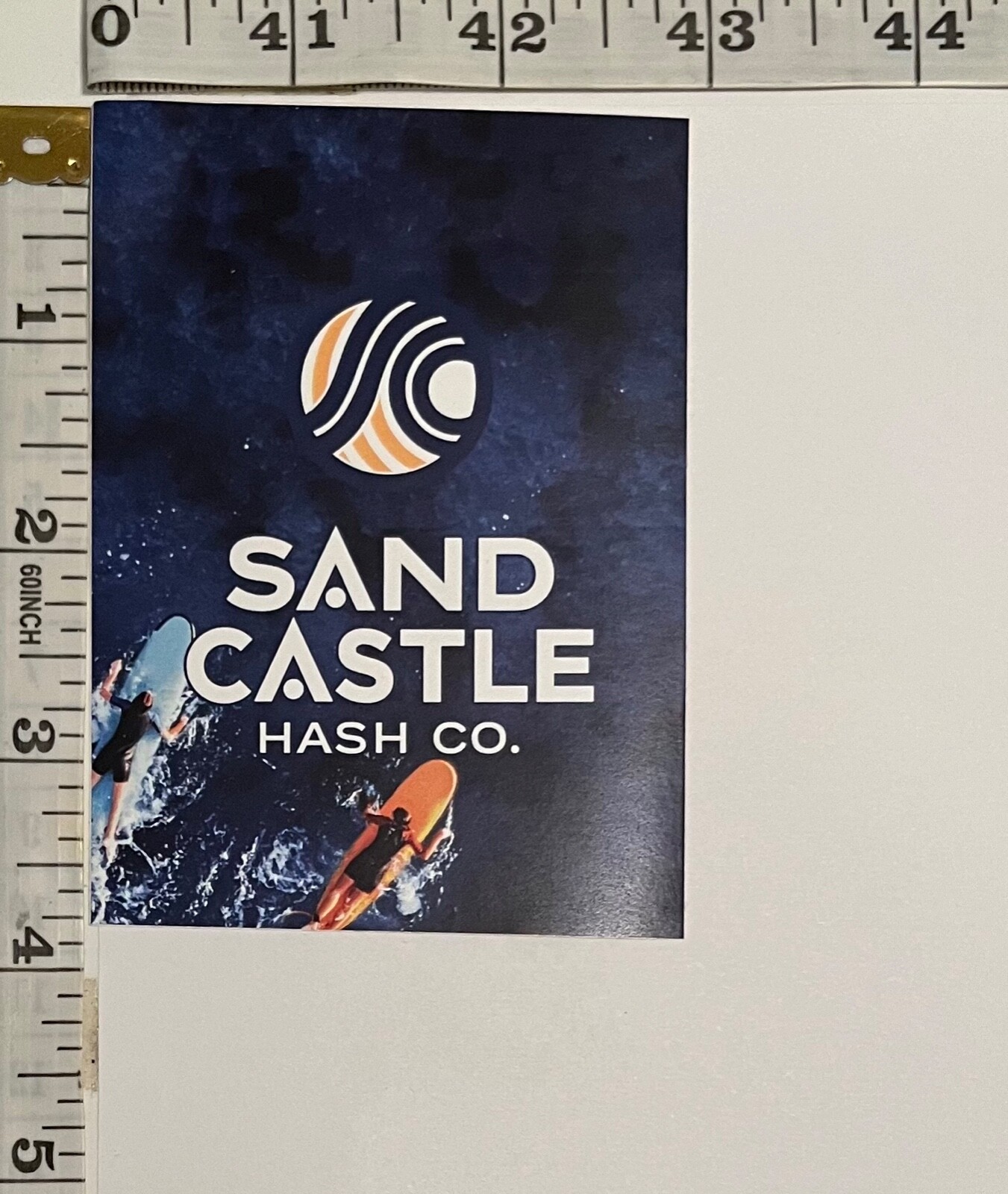 SAND CASTLE HASH CO. Vinyl Sticker – Oregon, USA Cannabis Industry Advertisement