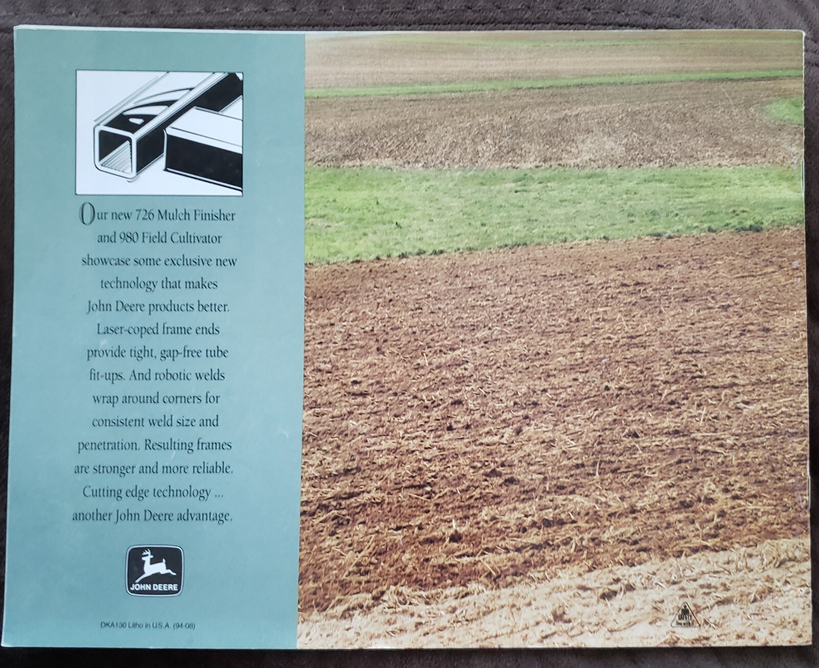 John Deere Seedbed Tillage Tools For 1994 Brochure AMIL21