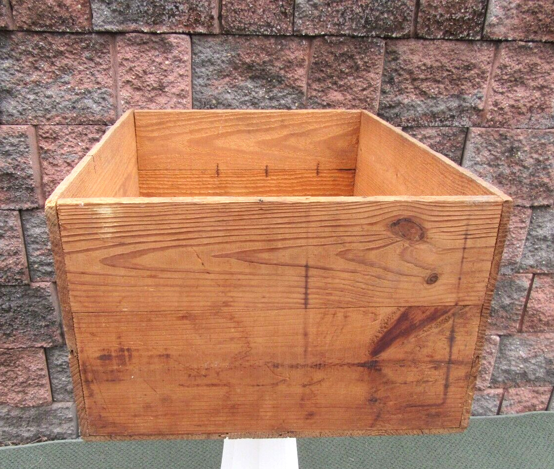 Vintage Jacob Ulmer Advertising PORK PACKERS Pottsville Pa Wood Shipping Crate