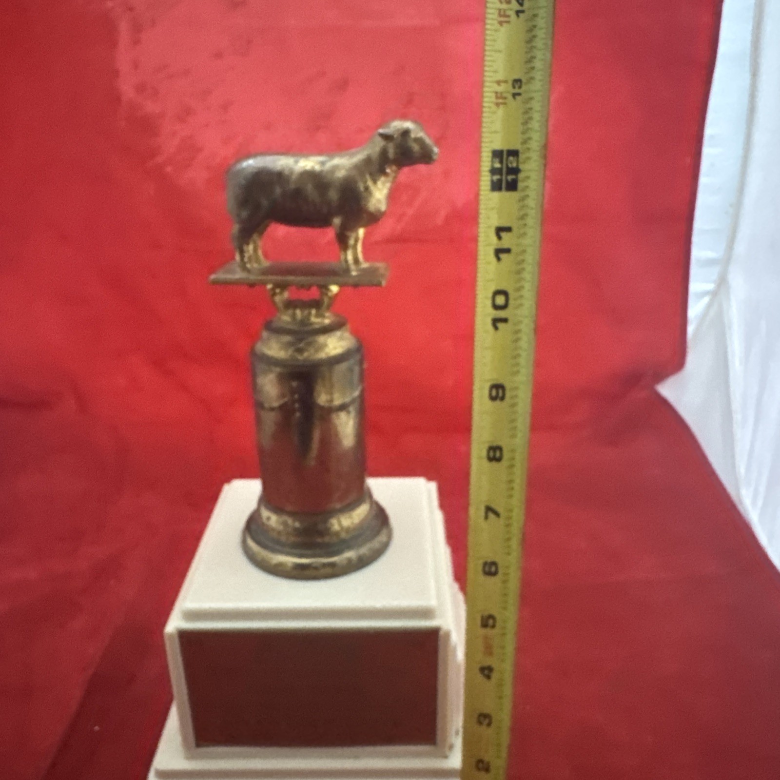 1957 Dodge Inc Trophy Sheep Brass Grand Champion Livestock Removable Plate